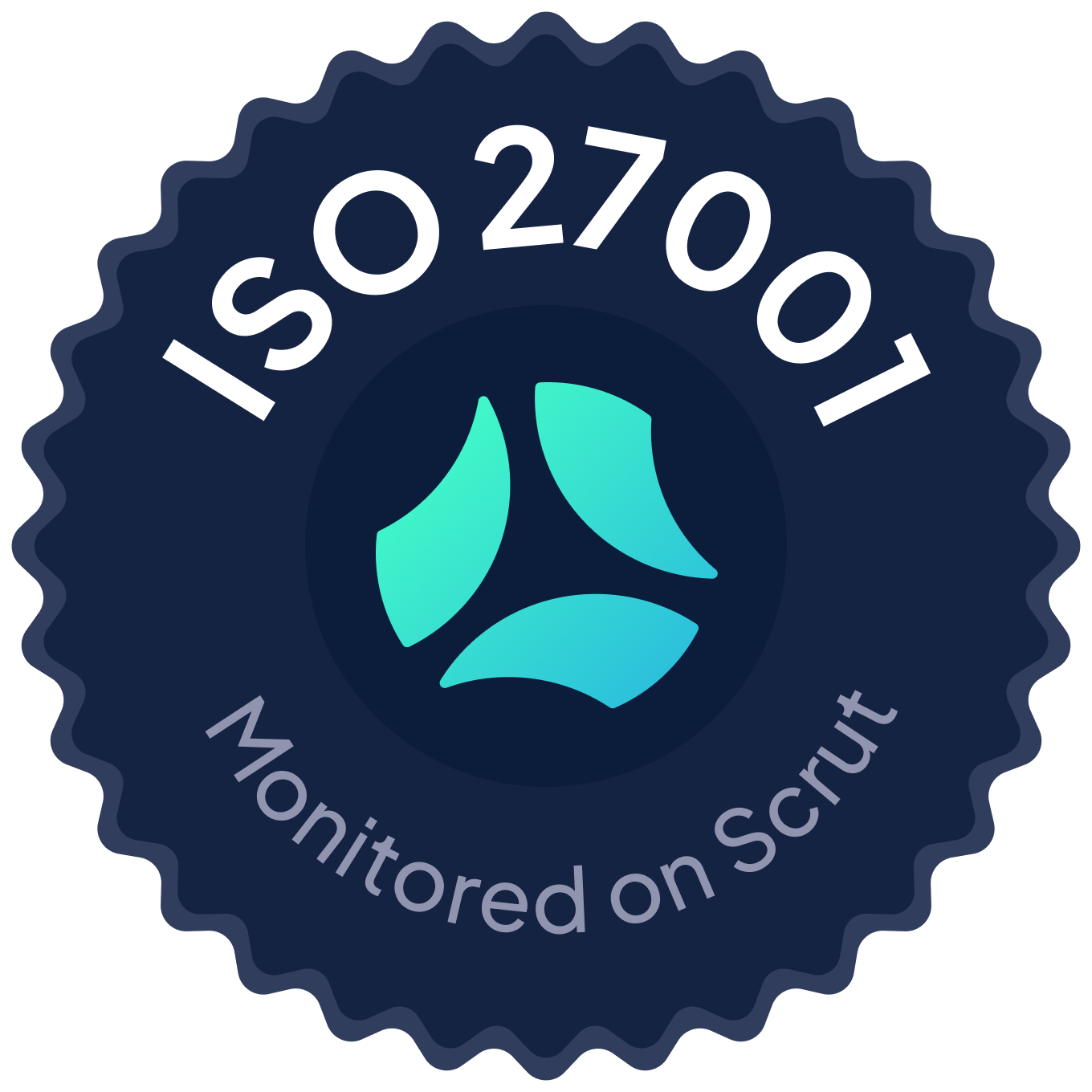 ISO/IEC 27001:2022 certified — Monitored on Scrut